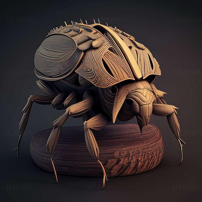 3D модель Benthimermithidae (STL)